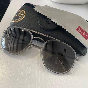 Ray-Ban Hexagonal Sunglasses with Case and Cloth